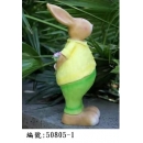 兔子擺飾 y15563立體雕塑.擺飾  立體擺飾系列   動物.人物系列 -共2款